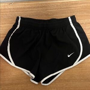 Nike Kids Black and White Sports Shorts